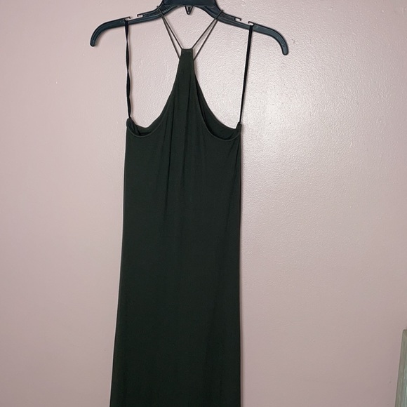 Enza Costa Faux Halter Ribbed Maxi Dress - Picture 5 of 7